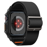 Accesoriu smartwatch Spigen Lite Fit "Pro" (ACS08594) compatibil cu Apple Watch 10 42mm / Watch 11 42mm, Negru Mat