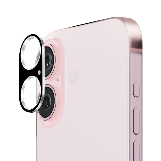 Folie de protectie Techsuit Full Camera Glass compatibil cu iPhone 16 / iPhone 16 Plus, Negru