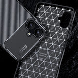 Husa de protectie Techsuit CarbonFiber compatibil cu Samsung Galaxy A06, Negru
