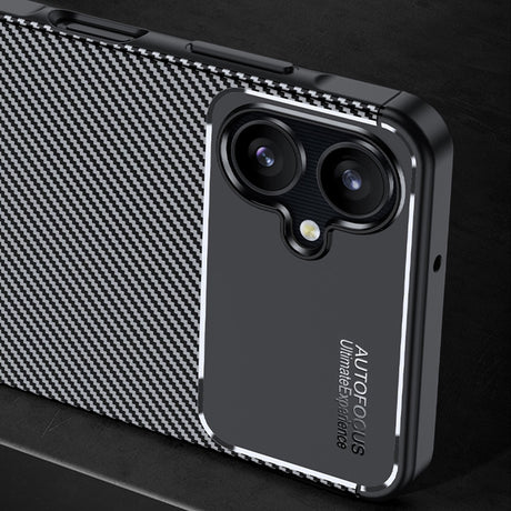 Husa de protectie Techsuit CarbonFiber compatibil cu Samsung Galaxy A06, Negru