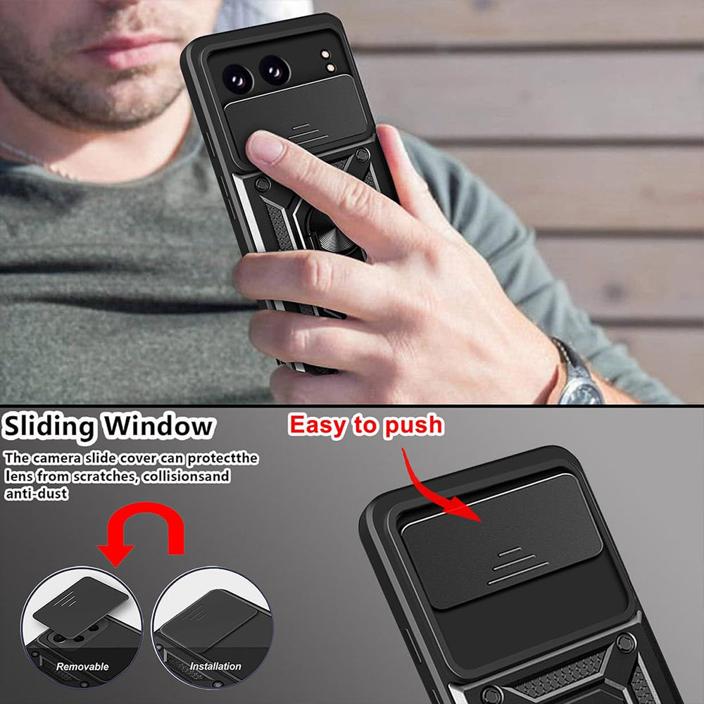 Husa de protectie Techsuit CamShield Series compatibil cu OnePlus Nord 4, Negru