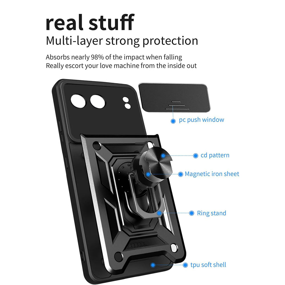 Husa de protectie Techsuit CamShield Series compatibil cu OnePlus Nord 4, Negru