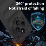 Husa de protectie Techsuit Magic Shield compatibil cu Xiaomi Redmi 14C / Poco C75, Bordo