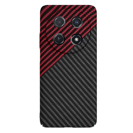 Husa de protectie Techsuit Carbonite FiberShell compatibil cu Huawei nova 12i / 13i, Rosu Vortex