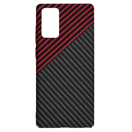 Husa de protectie Techsuit Carbonite FiberShell compatibil cu Samsung Galaxy Note 20 4G / Note 20 5G, Rosu Vortex