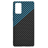 Husa de protectie Techsuit Carbonite FiberShell compatibil cu Samsung Galaxy Note 20 4G / Note 20 5G, Albastru Pulse