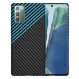 Husa de protectie Techsuit Carbonite FiberShell compatibil cu Samsung Galaxy Note 20 4G / Note 20 5G, Albastru Pulse