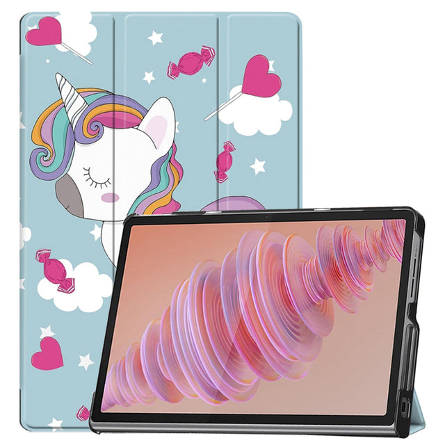 Husa de protectie tableta Techsuit FoldPro compatibil cu Lenovo Tab Plus, Unicorn
