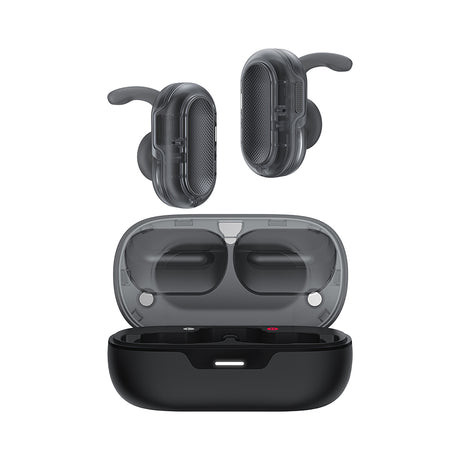 Casti Acefast Acefit Neo (FA003), USB-C, IPX4, Bluetooth 5.3, Call Noise Reduction, Bass Effect, 500mAh, Negru