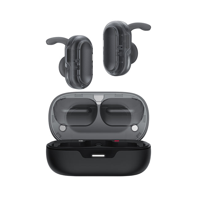 Casti Acefast Acefit Neo (FA003), USB-C, IPX4, Bluetooth 5.3, Call Noise Reduction, Bass Effect, 500mAh, Negru