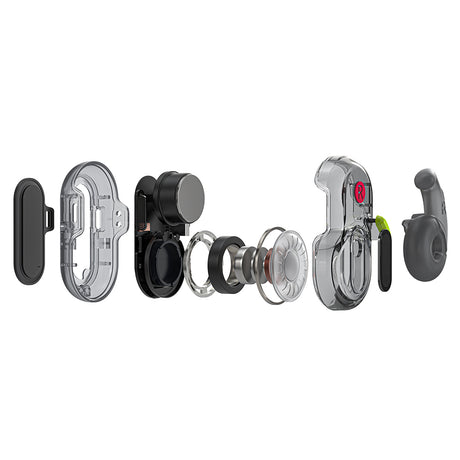 Casti Acefast Acefit Neo (FA003), USB-C, IPX4, Bluetooth 5.3, Call Noise Reduction, Bass Effect, 550mAh, Alb
