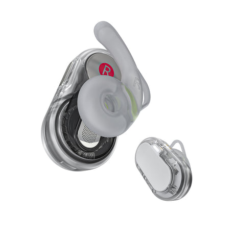 Casti Acefast Acefit Neo (FA003), USB-C, IPX4, Bluetooth 5.3, Call Noise Reduction, Bass Effect, 550mAh, Alb