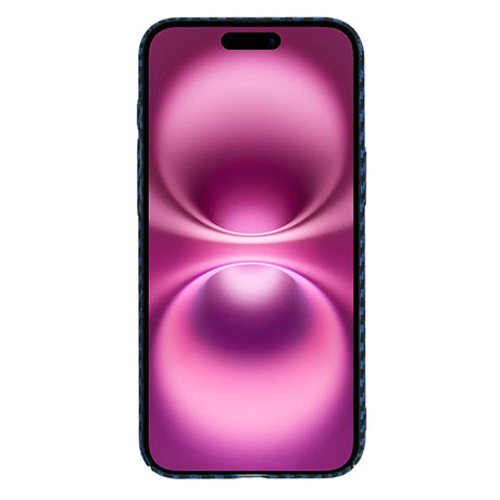 Husa de protectie Techsuit Carbonite FiberShell compatibil cu iPhone 16 Plus, Cyan