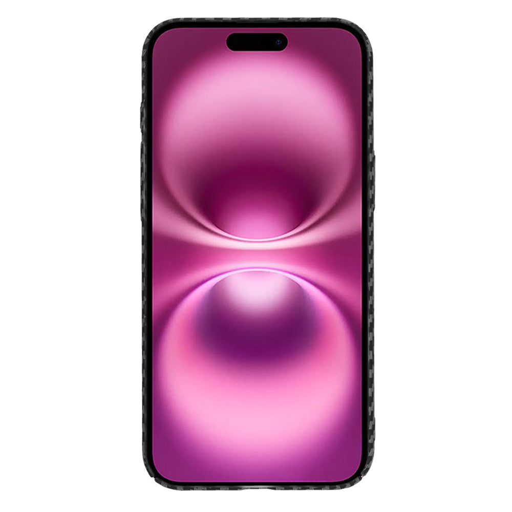 Husa de protectie Techsuit Carbonite FiberShell compatibil cu iPhone 16 Plus, Negru