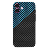 Husa de protectie Techsuit Carbonite FiberShell compatibil cu iPhone 16 Plus, Albastru Pulse