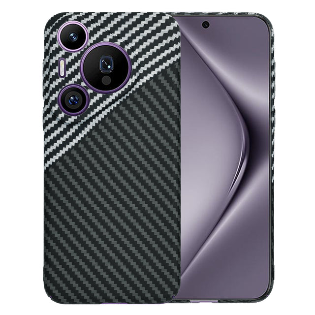 Husa de protectie Techsuit Carbonite FiberShell compatibil cu Huawei Pura 70 Pro, Stealth Gray