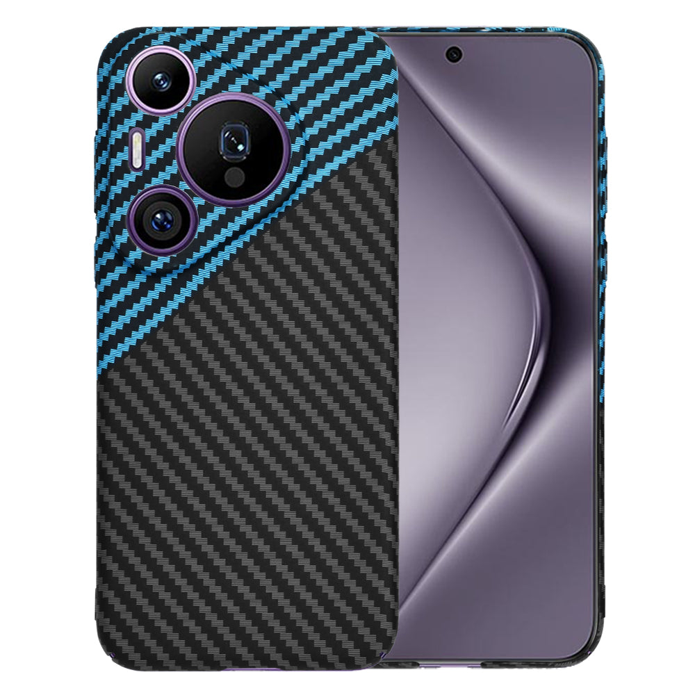 Husa de protectie Techsuit Carbonite FiberShell compatibil cu Huawei Pura 70 Pro, Albastru Pulse