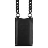 Husa de protectie Fixed Universal Shoulder Bag Venezia Leather (FIXVEN-BK) compatibil cu for Mobile Phones 7", Negru