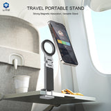Suport Lito Travel Phone (LH01), Foldable, 360° rotation, One-Hand Operation Design, Gri