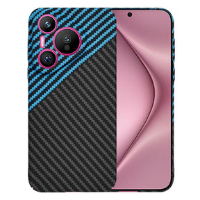 Husa de protectie Techsuit Carbonite FiberShell compatibil cu Huawei Pura 70, Albastru Pulse