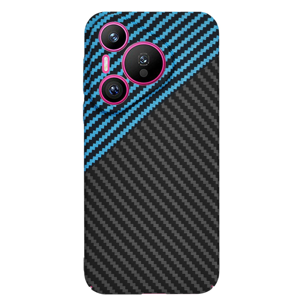 Husa de protectie Techsuit Carbonite FiberShell compatibil cu Huawei Pura 70, Albastru Pulse
