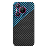 Husa de protectie Techsuit Carbonite FiberShell compatibil cu Huawei Pura 70, Albastru Pulse