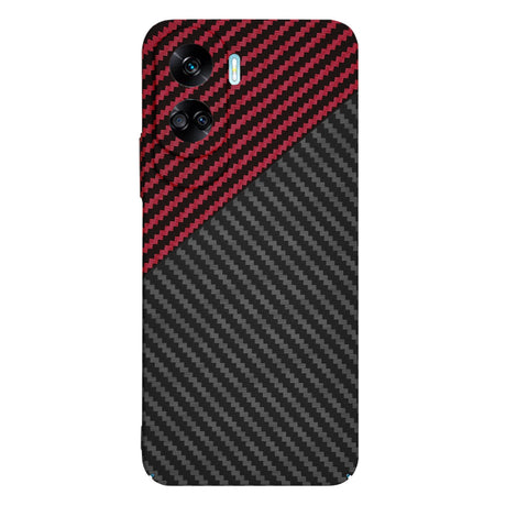 Husa de protectie Techsuit Carbonite FiberShell compatibil cu Honor 90 Lite, Rosu Vortex