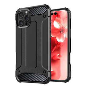 Husa de protectie Techsuit Hybrid Armor compatibil cu iPhone 16 Pro, Negru