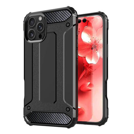 Husa de protectie Techsuit Hybrid Armor compatibil cu iPhone 16 Pro, Negru