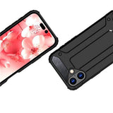 Husa de protectie Techsuit Hybrid Armor compatibil cu iPhone 16 Pro Max, Negru