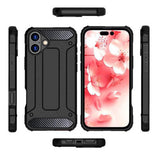 Husa de protectie Techsuit Hybrid Armor compatibil cu iPhone 16 Pro Max, Negru