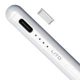 Stylus Lito Stylus Pen (K1), Wireless Charging, Palm Rejection, 90mAh, for iPad, Alb