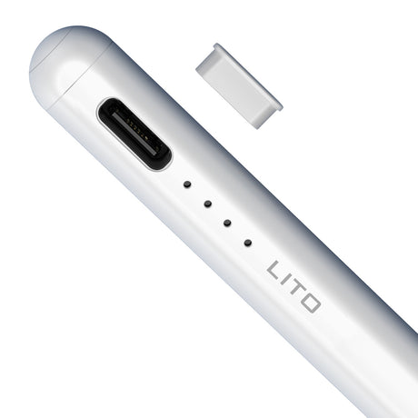 Stylus Lito Stylus Pen (K1), Wireless Charging, Palm Rejection, 90mAh, for iPad, Alb