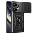 Husa de protectie Techsuit CamShield Series compatibil cu Xiaomi Poco F6, Negru