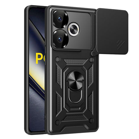 Husa de protectie Techsuit CamShield Series compatibil cu Xiaomi Poco F6, Negru