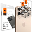 Folie de protectie Spigen (set de 2) Optik.tR EZ Fit Pro Camera Glass (AGL08862) compatibil cu iPhone 16 Pro, Desert Titanium