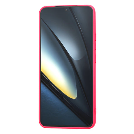 Husa de protectie Techsuit SoftFlex compatibil cu Xiaomi Poco F6 Pro, Roz Intens