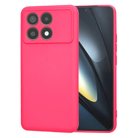 Husa de protectie Techsuit SoftFlex compatibil cu Xiaomi Poco F6 Pro, Roz Intens
