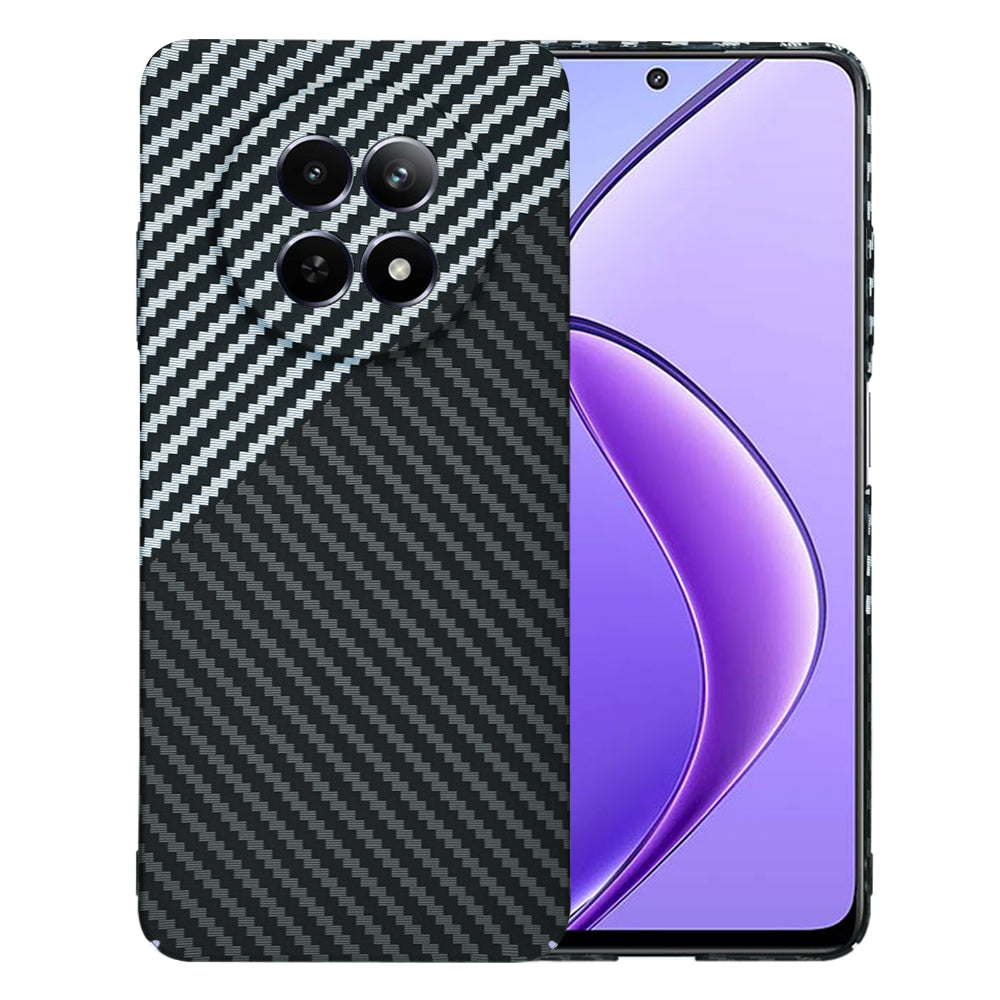 Husa de protectie Techsuit Carbonite FiberShell compatibil cu Realme 12 / 12x, Stealth Gray