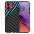 Husa de protectie Techsuit Carbonite FiberShell compatibil cu Motorola Moto G84, Albastru Pulse