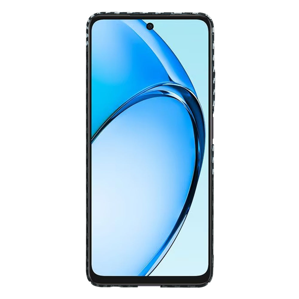 Husa de protectie Techsuit Carbonite FiberShell compatibil cu Oppo A60 4G, Stealth Gray