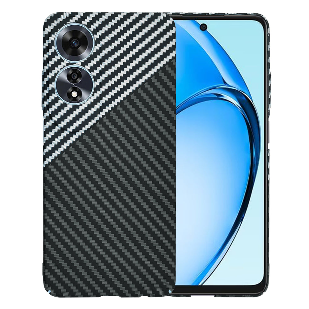 Husa de protectie Techsuit Carbonite FiberShell compatibil cu Oppo A60 4G, Stealth Gray