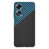 Husa de protectie Techsuit Carbonite FiberShell compatibil cu Oppo A60 4G, Albastru Pulse