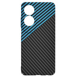 Husa de protectie Techsuit Carbonite FiberShell compatibil cu Oppo A60 4G, Albastru Pulse