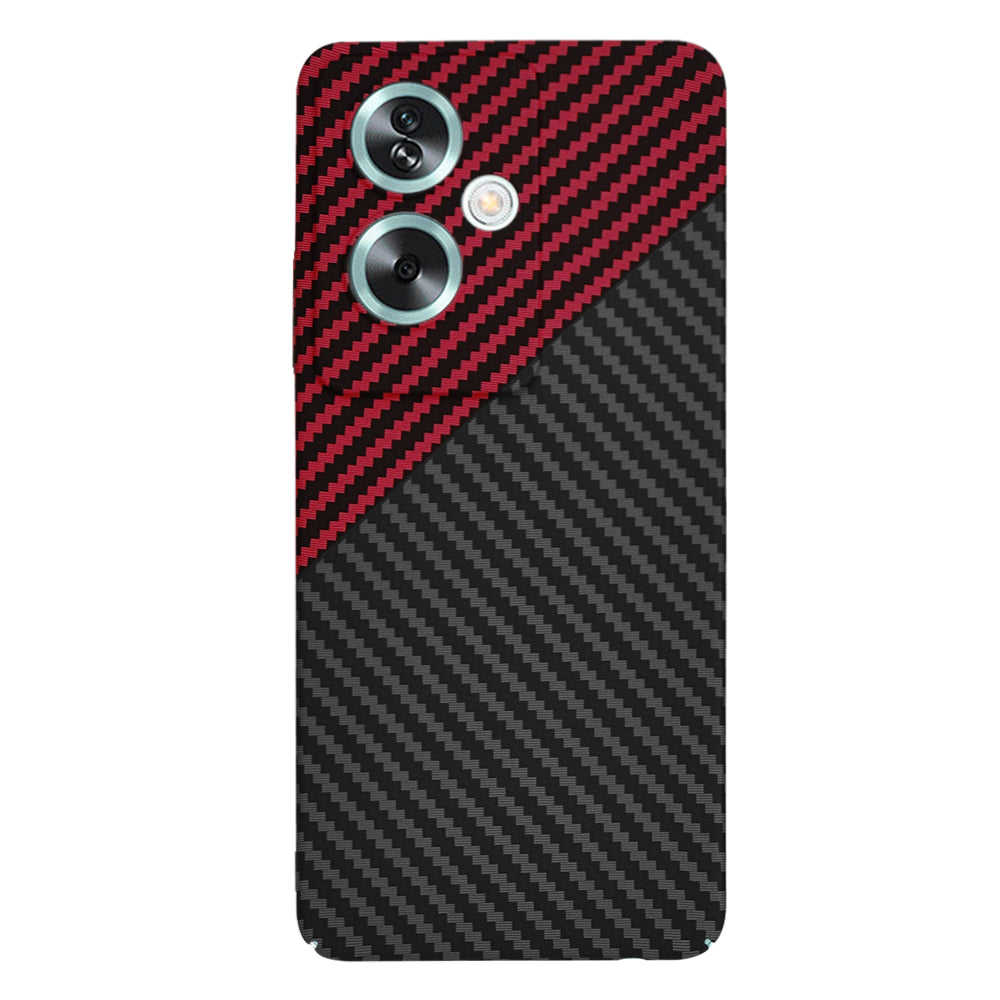 Husa de protectie Techsuit Carbonite FiberShell compatibil cu Oppo A79 5G / OnePlus Nord N30 SE, Rosu Vortex