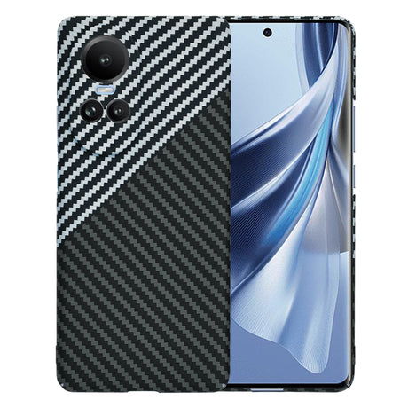 Husa de protectie Techsuit Carbonite FiberShell compatibil cu Oppo Reno10 / Reno10 Pro, Stealth Gray