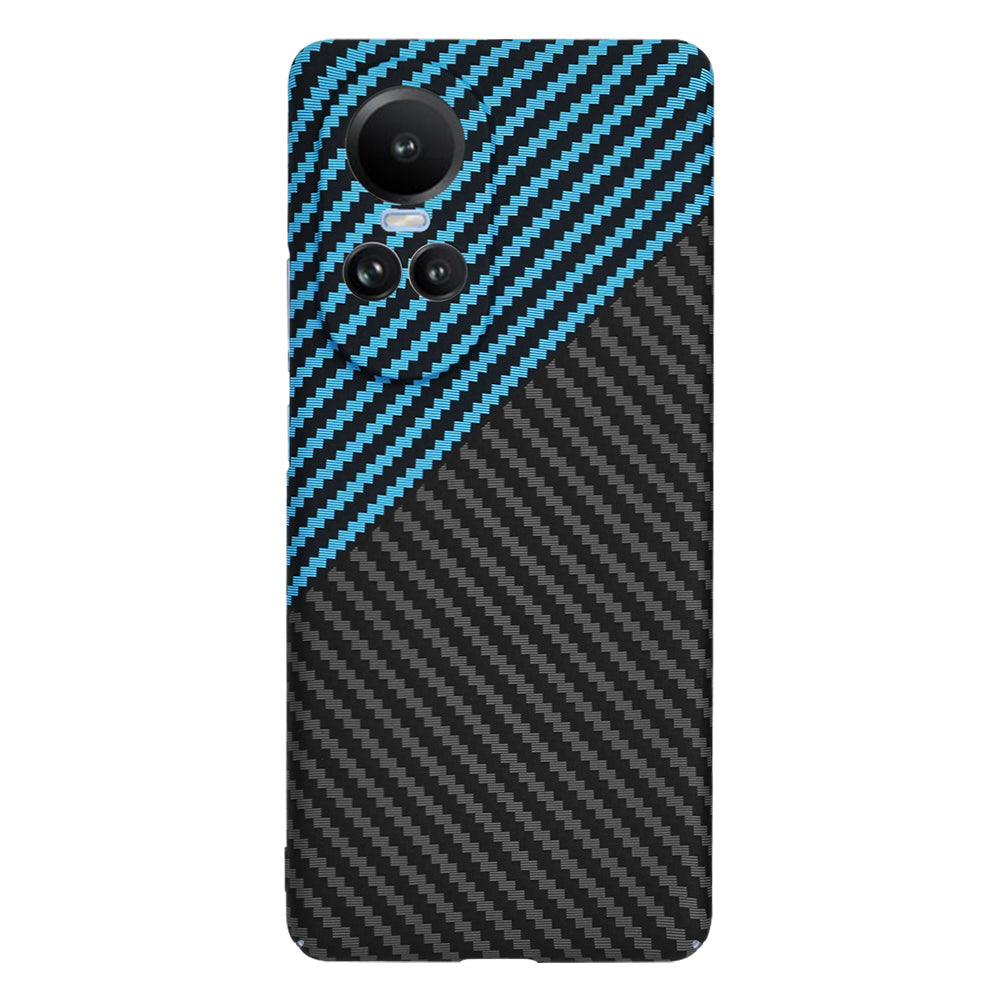 Husa de protectie Techsuit Carbonite FiberShell compatibil cu Oppo Reno10 / Reno10 Pro, Albastru Pulse