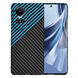 Husa de protectie Techsuit Carbonite FiberShell compatibil cu Oppo Reno10 / Reno10 Pro, Albastru Pulse