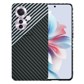 Husa de protectie Techsuit Carbonite FiberShell compatibil cu Oppo Reno11 F, Stealth Gray