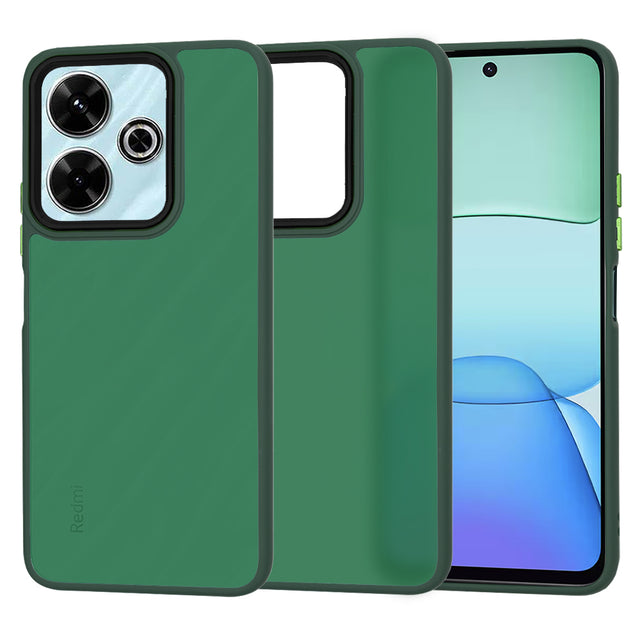 Husa de protectie Techsuit HaloFrost Series compatibil cu Xiaomi Redmi 13 / Poco M6 4G, Bleumarin Green